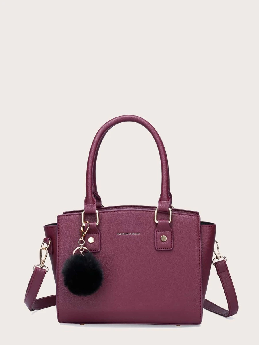 Purple Satchel Bag